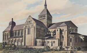 Saint-Benoit-sur-Loire, kościół opactwa, zespół S autorstwa French Photographer