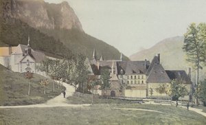 Saint-Pierre-de-Chartreuse, Klasztor Grande-Chartreuse, Wejście autorstwa French Photographer