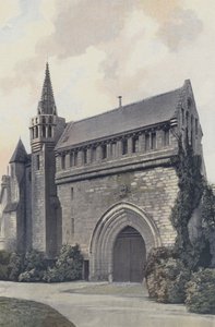 Sainte-Radegonde, pozostałości opactwa Marmoutier autorstwa French Photographer