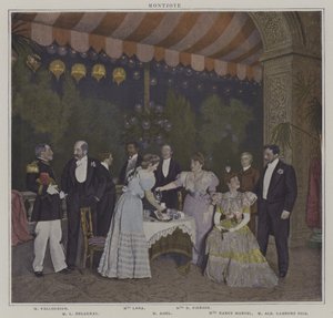 Scena z inscenizacji Montjoye, Octave Feuillet (zdjęcie kolorowe) autorstwa French Photographer
