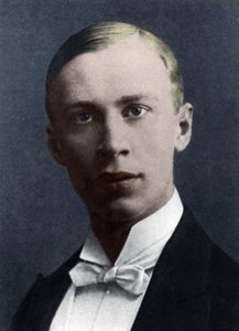 Serge Prokofiew (zdjęcie ręcznie kolorowane) autorstwa French Photographer