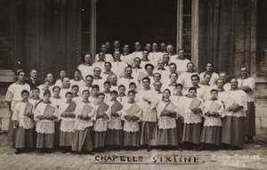 Chór Kaplicy Sykstyńskiej autorstwa French Photographer