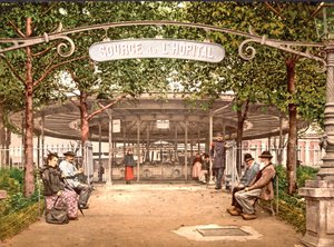 Wiosna Szpitala, Vichy, 1890-1900 autorstwa French Photographer