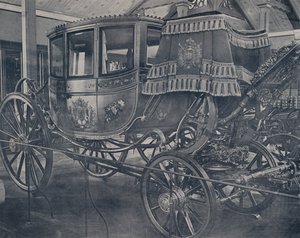 Wagon Państwowy Napoleona I (zdjęcie czarno-białe) autorstwa French Photographer