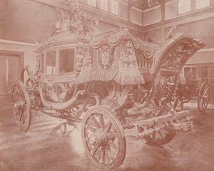 Wagon stanowy księcia cesarskiego, Wersal (zdjęcie czarno-białe) autorstwa French Photographer
