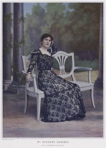 Suzanne Despres, francuska aktorka (kolorowe zdjęcie)
