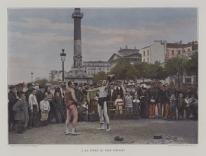 Jarmark Piernikowy, Paryż (zdjęcie kolorowe) autorstwa French Photographer