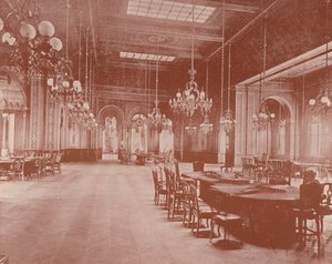 Salon Gier, Monte Carlo (zdjęcie czarno-białe) autorstwa French Photographer