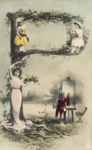 Litera P (zdjęcie kolorowe) autorstwa French Photographer