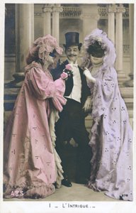 Bal maskowy (zdjęcie kolorowe) autorstwa French Photographer