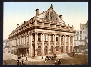 The Theatre, Lille, Francja, wyd. ok. 1895 autorstwa French Photographer