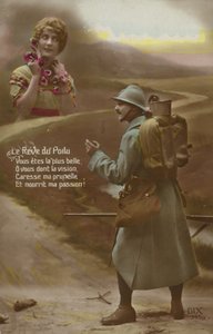 Sen żołnierza (przyciemnione zdjęcie) autorstwa French Photographer