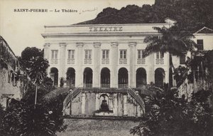 Teatr, Saint Pierre, Martynika autorstwa French Photographer