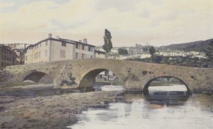Thiers, Widok ogólny, z lewego brzegu Durolle autorstwa French Photographer