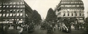 Ruch uliczny w Paryżu, Francja, początek XX wieku autorstwa French Photographer