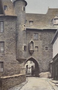 Uzerche, brama starego miasta, strona wjazdowa autorstwa French Photographer