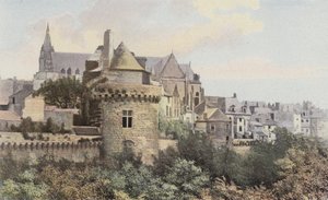 Vannes, stare fortyfikacje, wieża Connetable autorstwa French Photographer