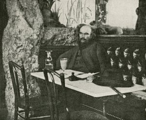 Verlaine, poeta absyntu (zdjęcie czarno-białe) autorstwa French Photographer