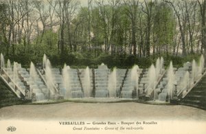 Wersal, Grand Eaux, Gaj Rockeries autorstwa French Photographer
