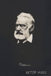 Victor Hugo, portret (zdjęcie czarno-białe) autorstwa French Photographer
