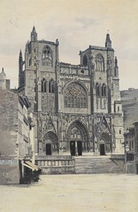 Vienne, Kościół Saint-Maurice, Fasada O autorstwa French Photographer