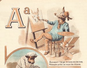 O: Naukowiec! Bardzo wesoły; najmniejszy odbyt, doskonały filozof, naśmiewa się z szykan autorstwa French School