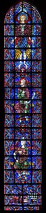 Cheruhim. Jeremiasz, Daniel ofiarowuje kuśnierzy (w104) autorstwa French School