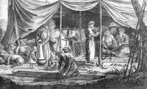 A Family of Kurdish Nomads, z Voyage en Perse Gasparda Drouville