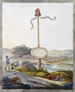 Granica francuska w czasie rewolucji 1789 r.: „Pasażerowie, ta ziemia jest wolna” autorstwa French School