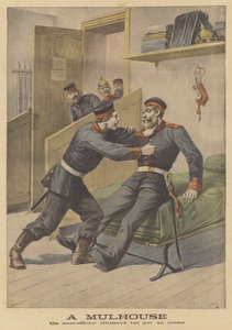 Podoficer armii niemieckiej zabity przez żołnierza w Mulhouse autorstwa French School