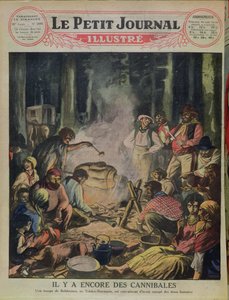 Grupa Cyganów kanibalistycznych w Czechosłowacji, z Le Petit Journal, 1927 autorstwa French School
