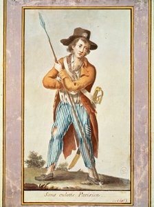 Paryski sansculotte autorstwa French School