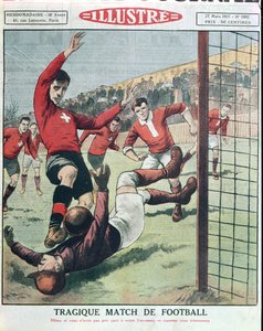 Tragiczny mecz piłki nożnej, z Le Petit Journal, 27 marca 1927 r.