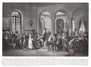 Kabaret pod Dyrektoriatem, Rewolucja Francuska, 1795-1799 autorstwa French School