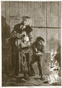 Petroleuse, kwiecień 1871, ilustracja z Cassells History of the War between France and Germany, 1870-1871 autorstwa French School