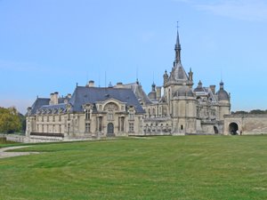 Widok na zamek autorstwa French School