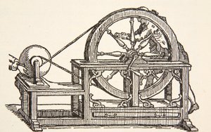 Maszyna elektryczna Abbe Nollets, 1746, kopia Borisa Mestchersky