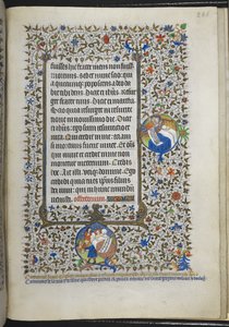 Dodaj Ms 18850 f.286r Book of Hours (The Bedford Hours) c.1410-30 (tusz, kolor i złoto na welinie) autorstwa French School