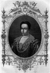 Adelajda Burgundzka (931-999), wdowa Lothaire (hrabia Paryża i książę Francji) i druga żona Otona I Wielkiego. Grawer w „Histoire des Papes-Rois-Queen and Empereurs a travers les Century” Maurice Lachatre autorstwa French School