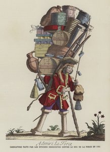 Podziwiaj siłę, 1721 autorstwa French School