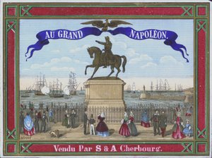 Reklama Au Grand Napoleon (kolor lito) autorstwa French School
