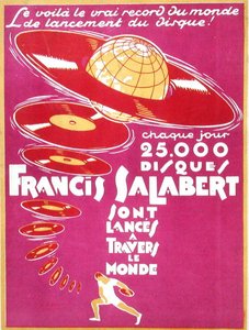 Reklama Francisa Salaberta Disques autorstwa French School
