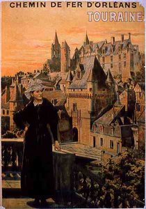 Reklama „Touraine”, by Orleans Railway (kolor lito) autorstwa French School