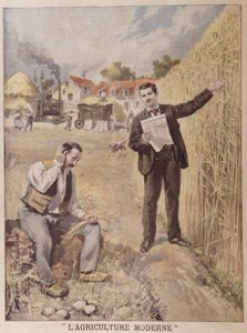 Reklama magazynu LAgriculture Moderne, w Le Petit Journal, 4 kwietnia 1897 (kolor grawerowany)