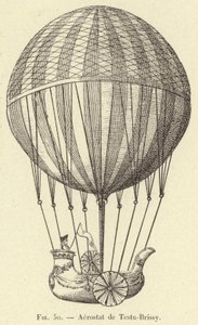 Balon de Testo Brissot (grawerowanie) autorstwa French School