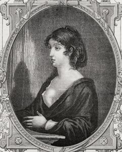Aimee Cecile Renault (1774-94) grawerowane przez Pannemakera według Ramberta, z „Histoire de la Revolution Francaise” Louisa Blanca (1811-82) autorstwa French School