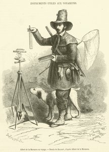 Albert de la Marmora w podróży (grafika) autorstwa French School