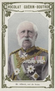 Albert, roi de Saxe (kolorowe zdjęcie) autorstwa French School
