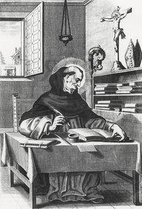 Albertus Magnus (grafika) autorstwa French School