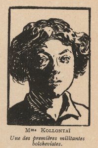 Aleksandra Kołłontaj, rosyjska marksistowska rewolucjonistka i dyplomatka (zdjęcie ilustracyjne) autorstwa French School